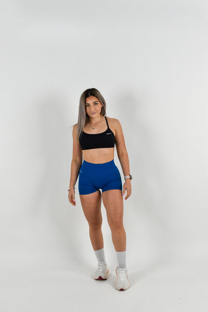 Pulse Seamless Scrunch Shorts - Blue Agave Maxim Active