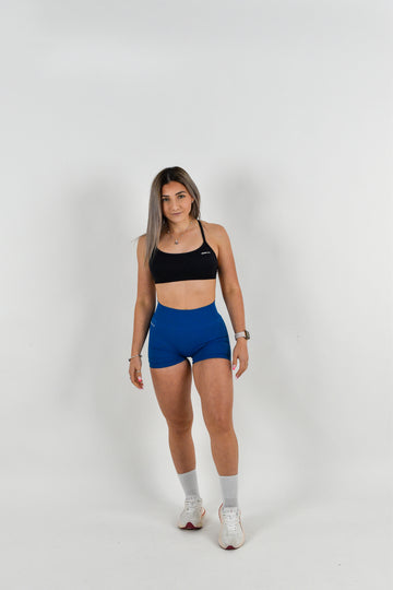 Pulse Seamless Scrunch Shorts - Blue Agave Maxim Active