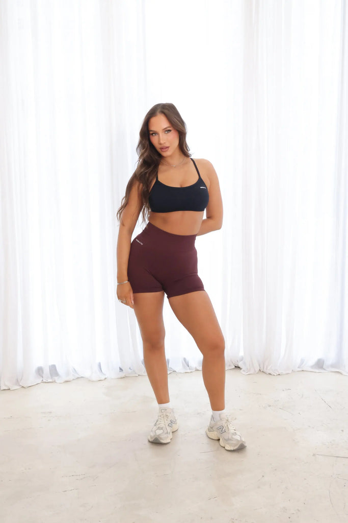 Pulse Seamless Scrunch Shorts - Plum My Store