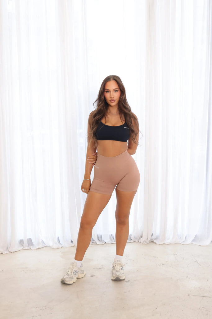 Pulse Seamless Scrunch Shorts - Cacao My Store