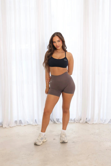 Pulse Seamless Scrunch Shorts - Olive My Store